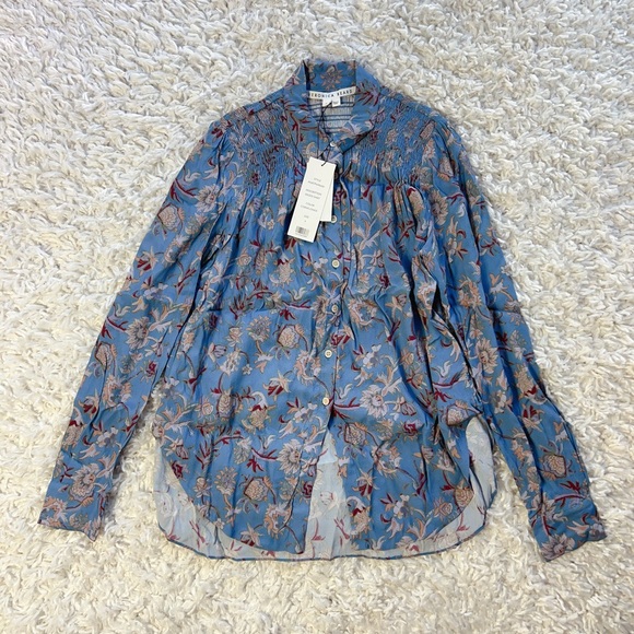 NWT Veronica Beard Dazed Floral Shirt - Picture 5 of 6